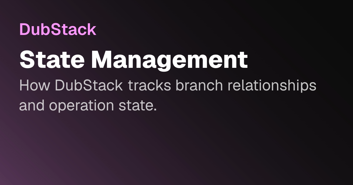 State Management | DubStack